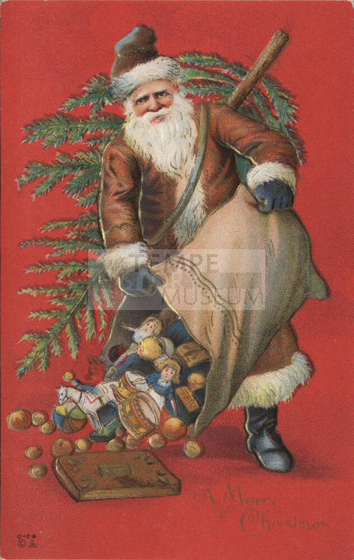 Postcard - "A Merry Christmas"