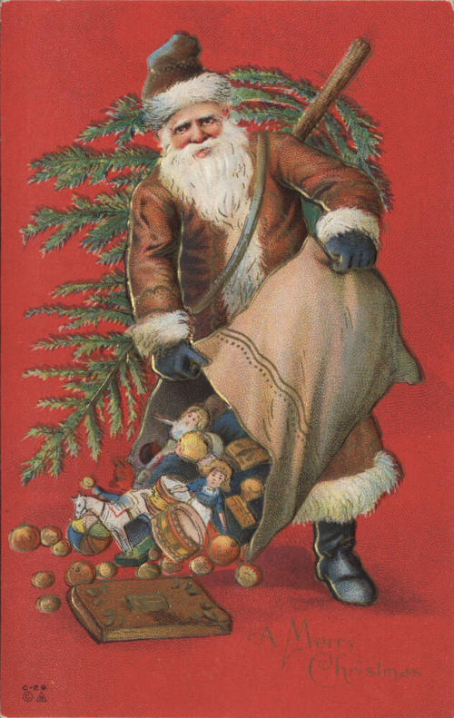 Postcard - "A Merry Christmas"