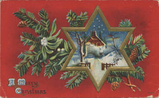 Postcard - "A Merry Christmas"