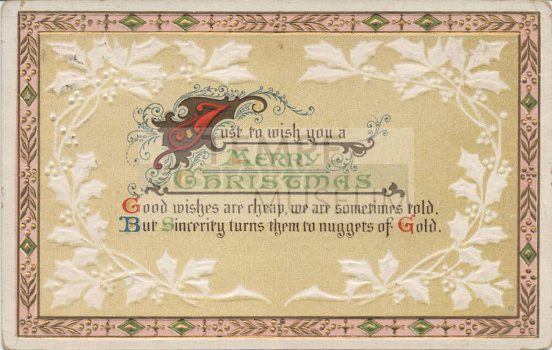 Postcard - "Just to Wish You...."
