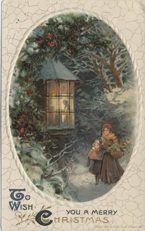 Postcard - "To Wish You a Merry Christmas"