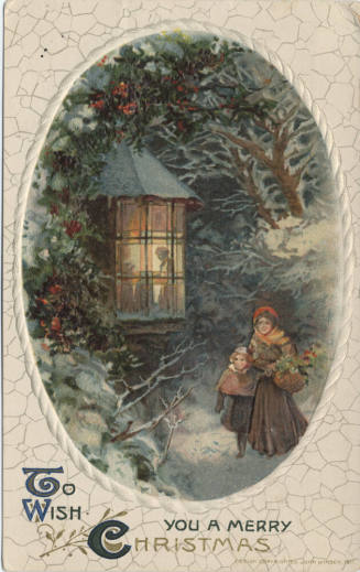 Postcard - "To Wish You a Merry Christmas"