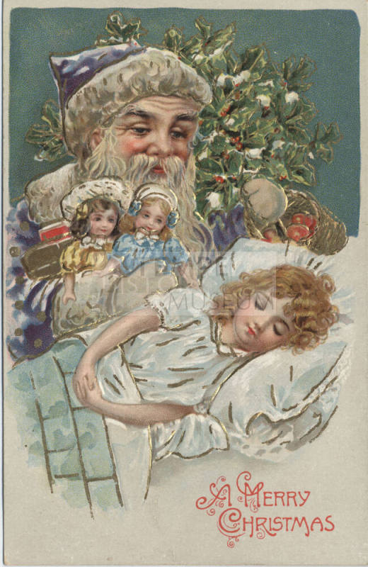 Postcard - "A Merry Christmas"