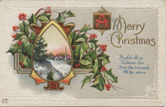 Postcard - "A Merry Christmas"