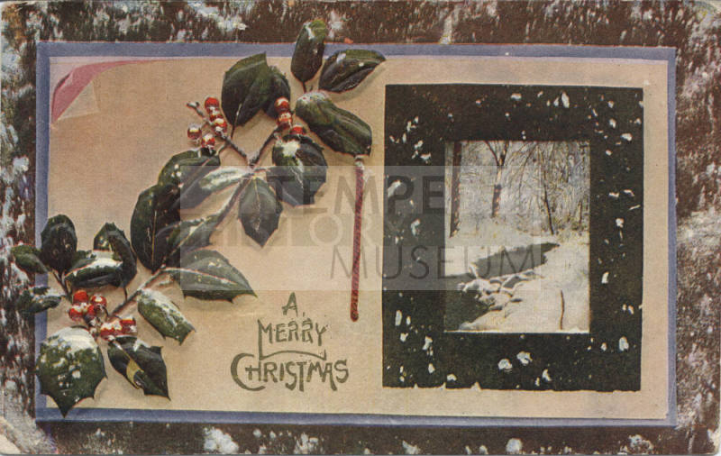 Postcard - "A Merry Christmas"