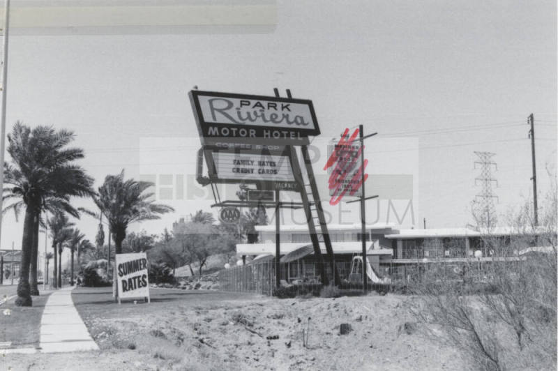 Park Riviera Motor Hotel - 625 South Mill Avenue, Tempe, Arizona