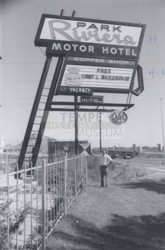 Park Riviera Motor Hotel - 625 South Mill Avenue, Tempe, Arizona