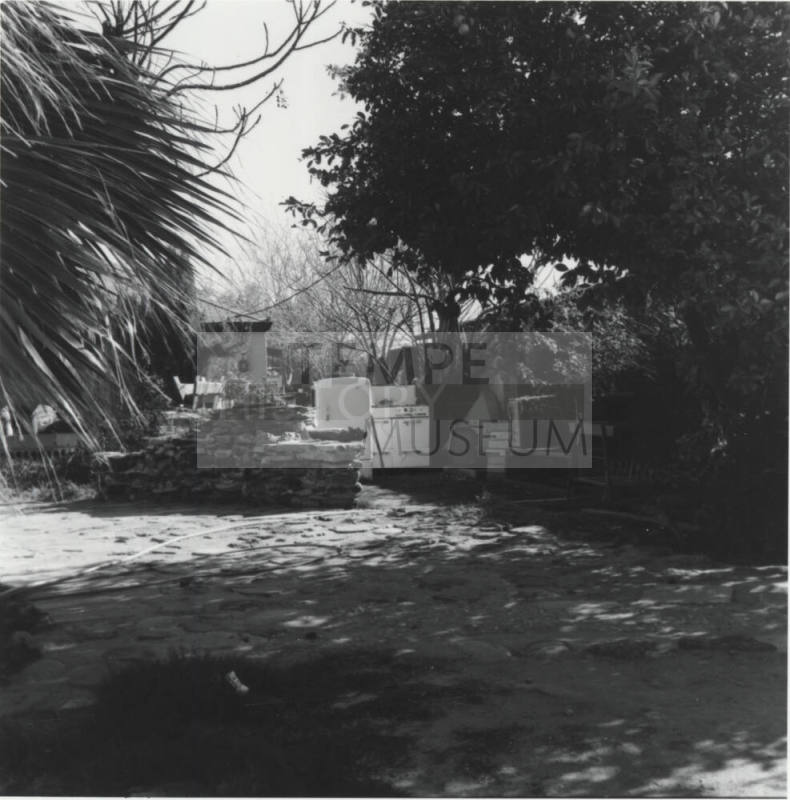 Appliances in yard