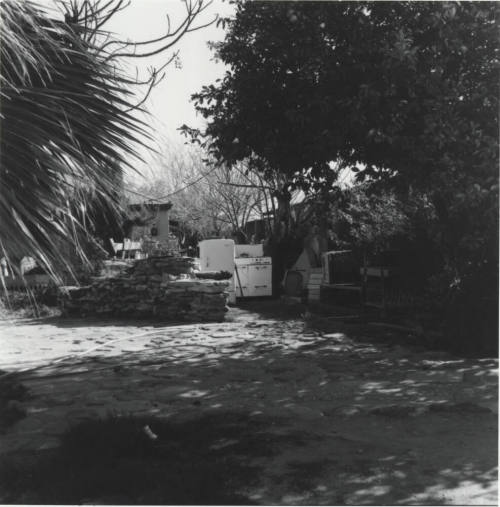 Appliances in yard