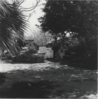 Appliances in yard