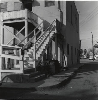 External stairway of building
