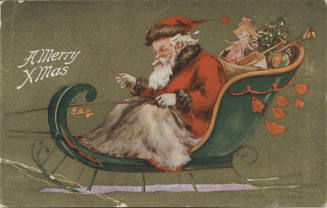 Postcard - "A Merry X- Mas"