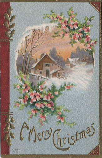 Postcard - "A Merry Christmas"