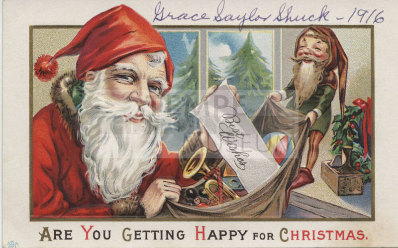 Postcard - "Are You Getting Happy...."