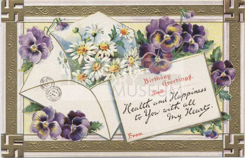 Postcard - "Birthday Greetings"