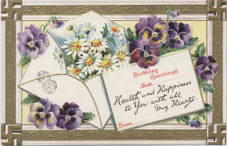Postcard - "Birthday Greetings"