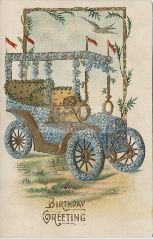 Postcard - "Birthday Greetings"