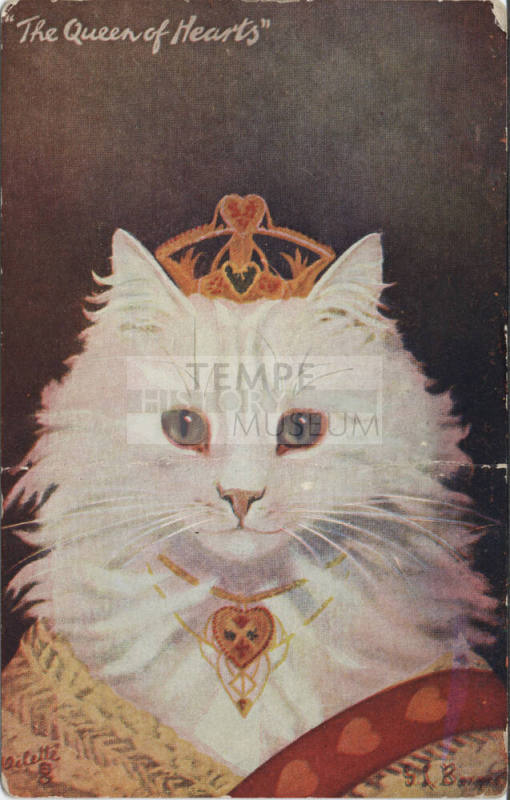 Postcard - "The Queen of Hearts"