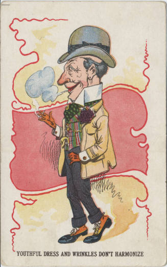 Postcard - "Youthful Dress and Wrinkles..."