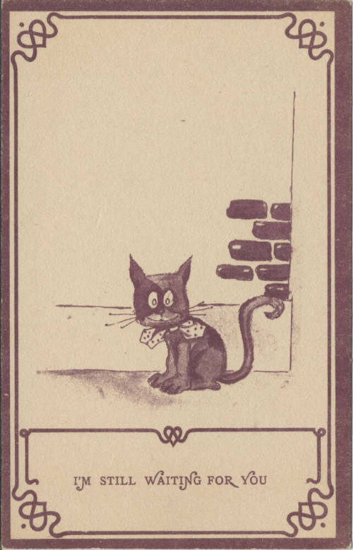 Postcard - "I'm Still Waiting for You"