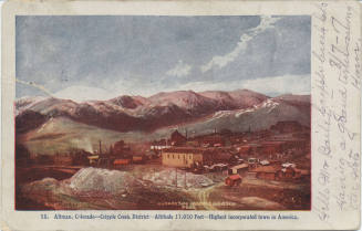 Postcard - Altman, Colorado - Cripple Creek District