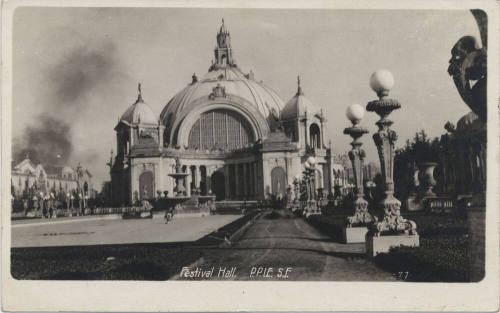 Postcard - Festival Hall P.P.I.E,  S.F.