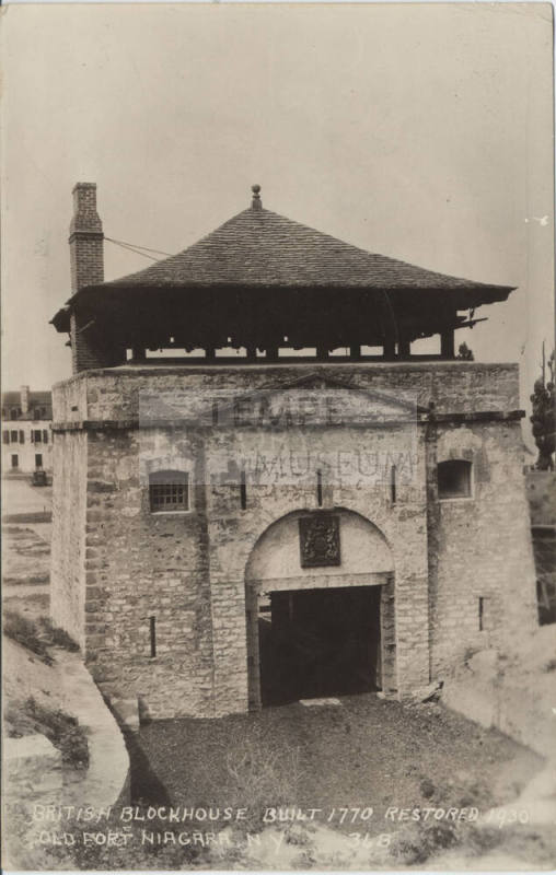 Postcard - British Blockhouse - Niagra, New York