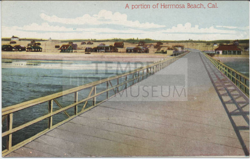 Postcard - A Portion of Hermosa Beach, California