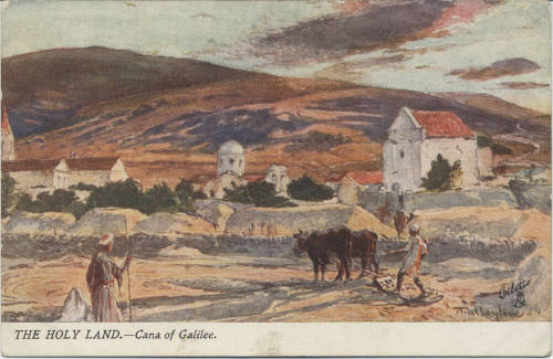Postcard - The Holy Land - Cana of Galilee