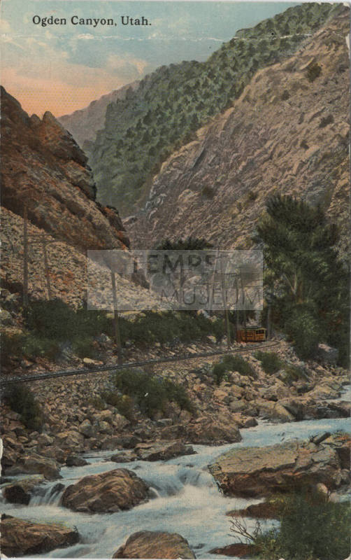 Postcard - "Ogden Canyon, Utah."