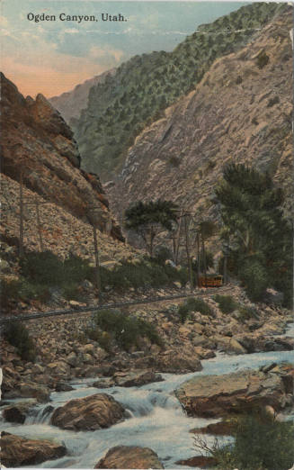 Postcard - "Ogden Canyon, Utah."