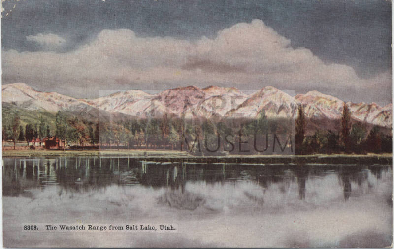 Postcard - The Wasatch Range from Salt Lake, Utah