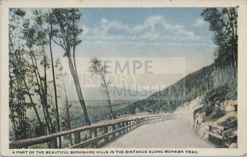 Postcard - Berkshire Hills Along Mohawk Trail