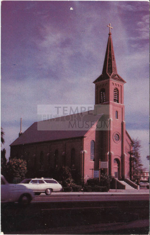 Postcard - "The Old Church" - Tempe, Arizona