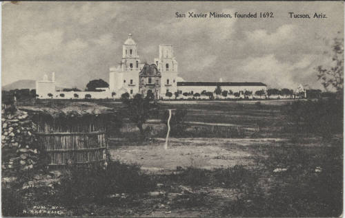 Postcard - San Xavier Mission - Tucson, Arizona