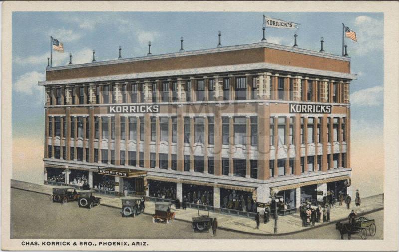 Postcard - Chas. Korrick and Bro., Phoenix, Arizona