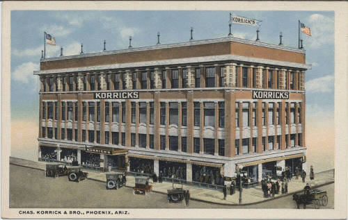 Postcard - Chas. Korrick and Bro., Phoenix, Arizona