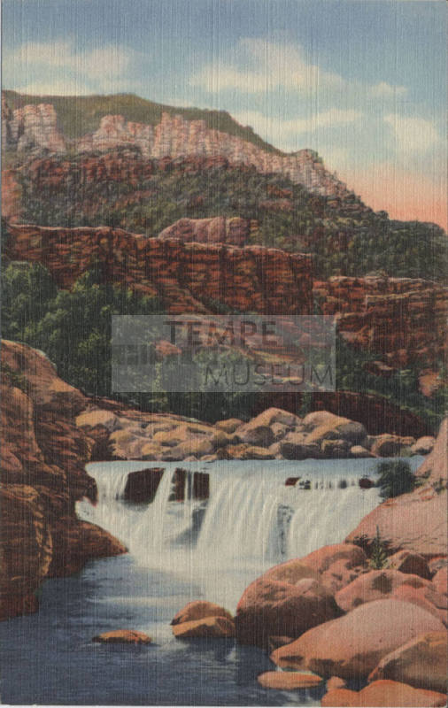 Postcard - Oak Creek Canyon - Highway No. 79