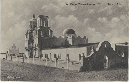 Postcard - San Xavier Mission, Tucson, Arizona