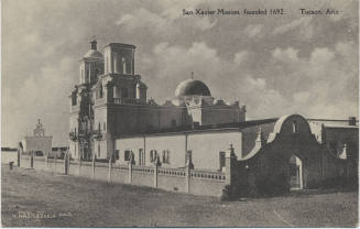 Postcard - San Xavier Mission, Tucson, Arizona
