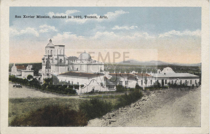 Postcard - San Xavier Mission, Tucson, Arizona