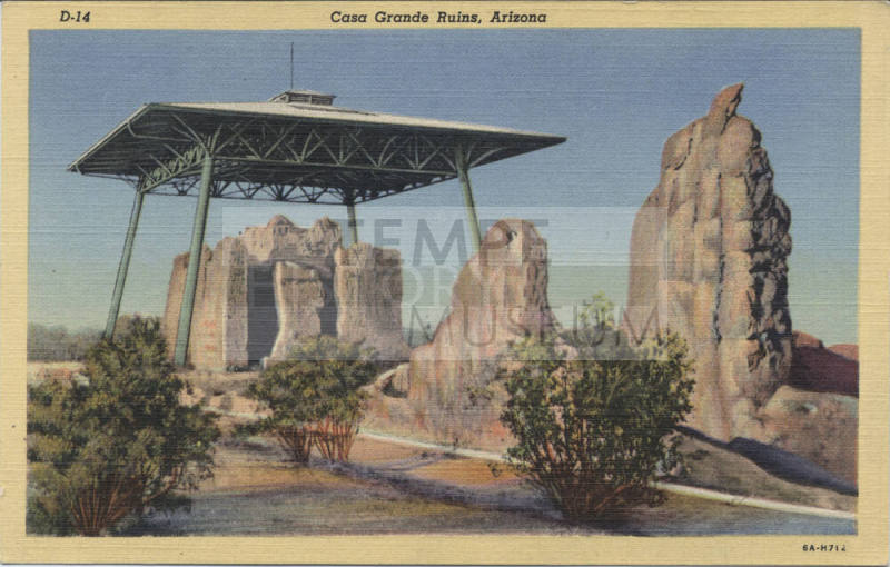 Postcard - Casa Grande Ruins, Arizona