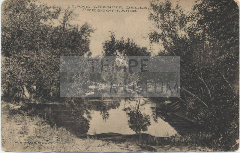 Postcard - Lake Granite Dells, Prescott, Arizona
