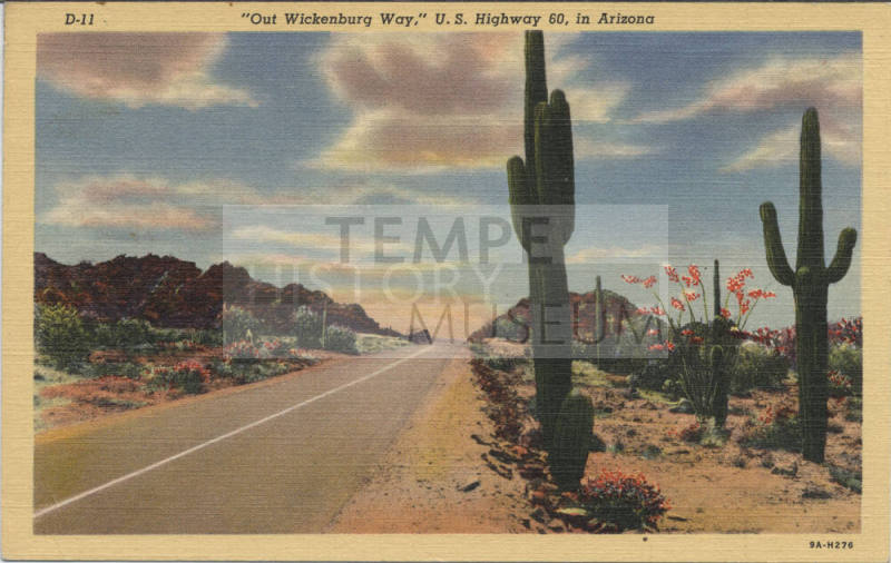 Postcard - "Out Wickenburg Way," Arizona