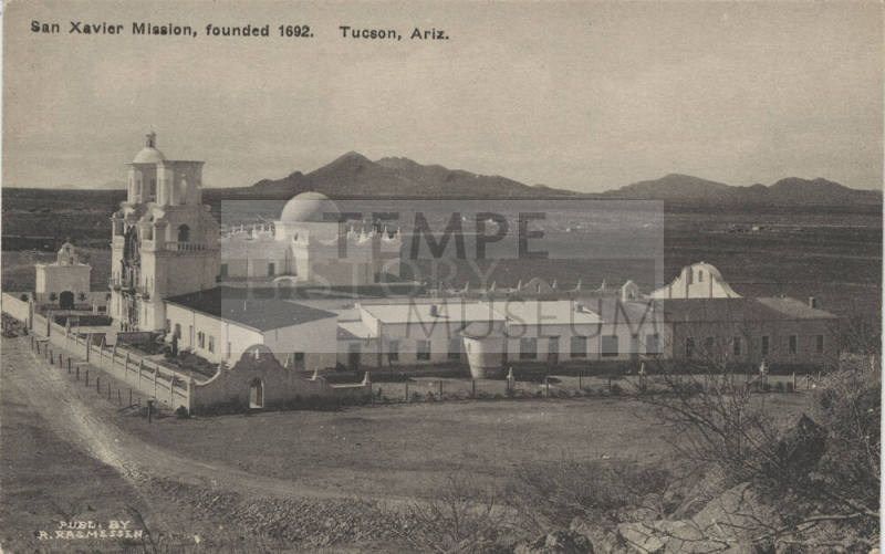 Postcard - San Xavier Mission, Tucson