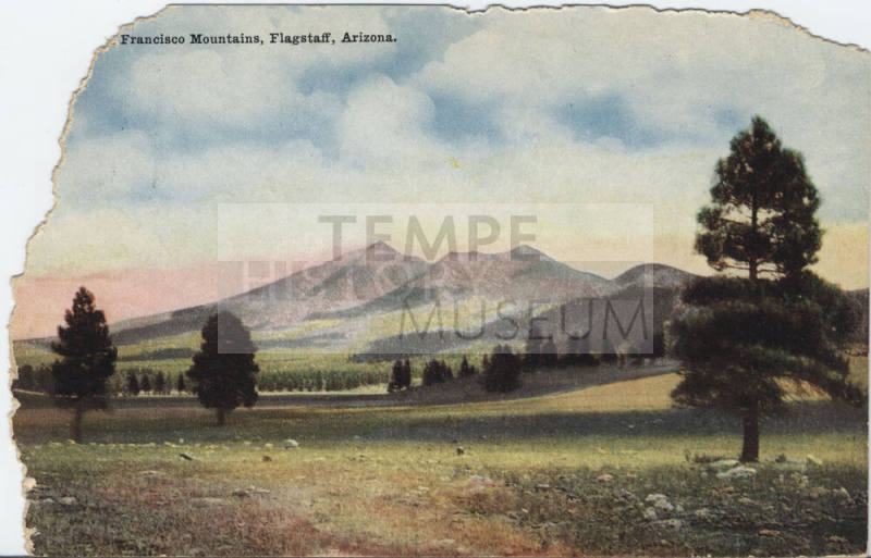 Postcard - San Francisco Mountains, Flagstaff, Arizona