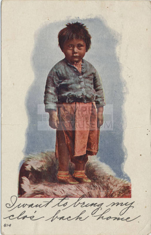 Postcard - "I Want to Bring My Clos'..."
