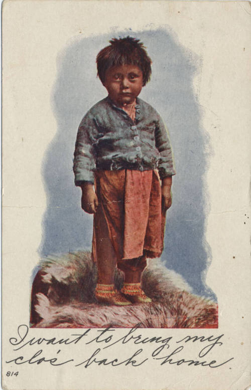 Postcard - "I Want to Bring My Clos'..."
