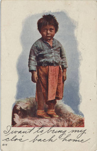 Postcard - "I Want to Bring My Clos'..."