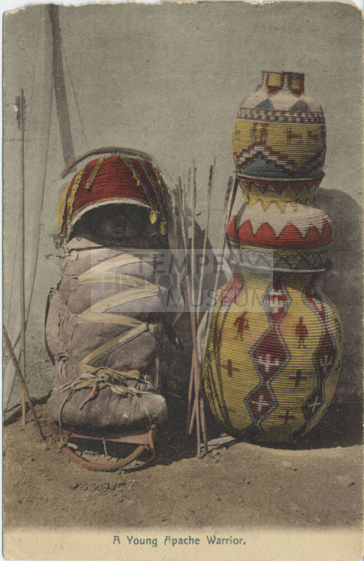 Postcard - "A Young Apache Warrior"